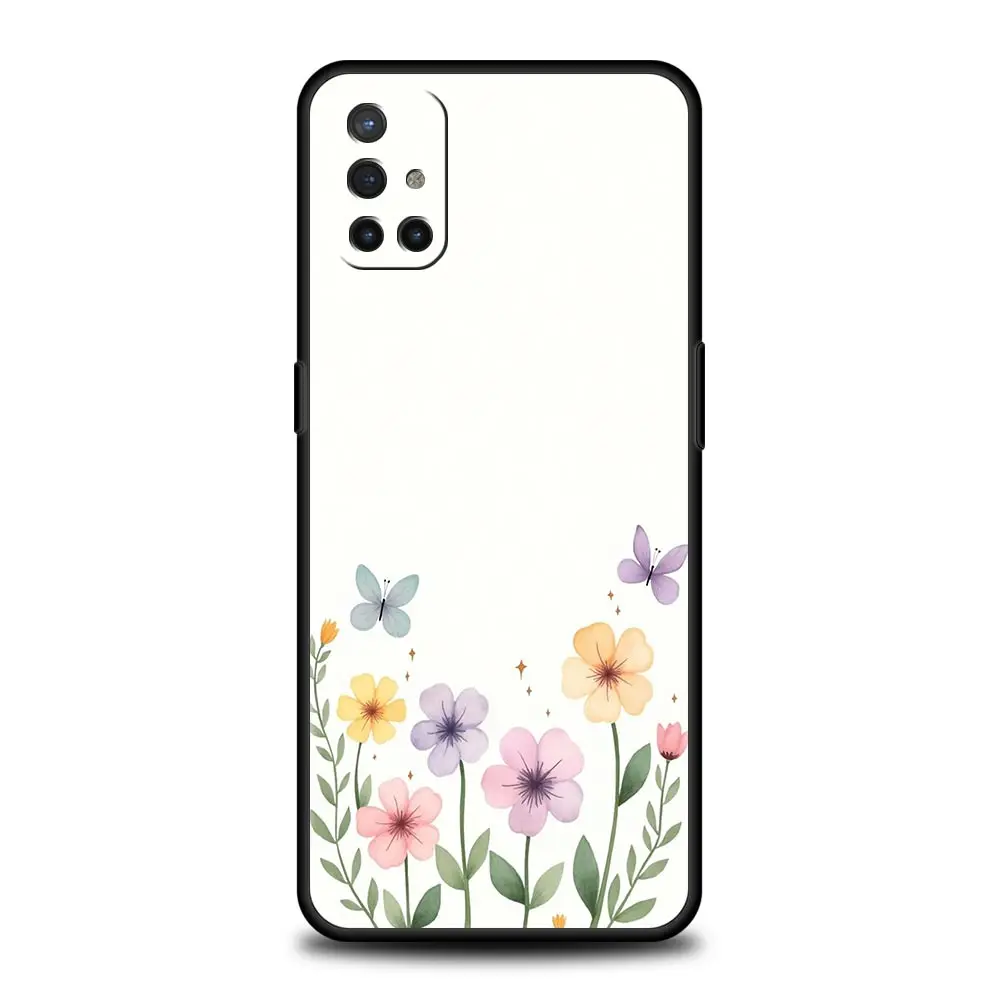 Chic Floral Design Soft Phone Case - Elegant Flower Pattern Protective Cover
