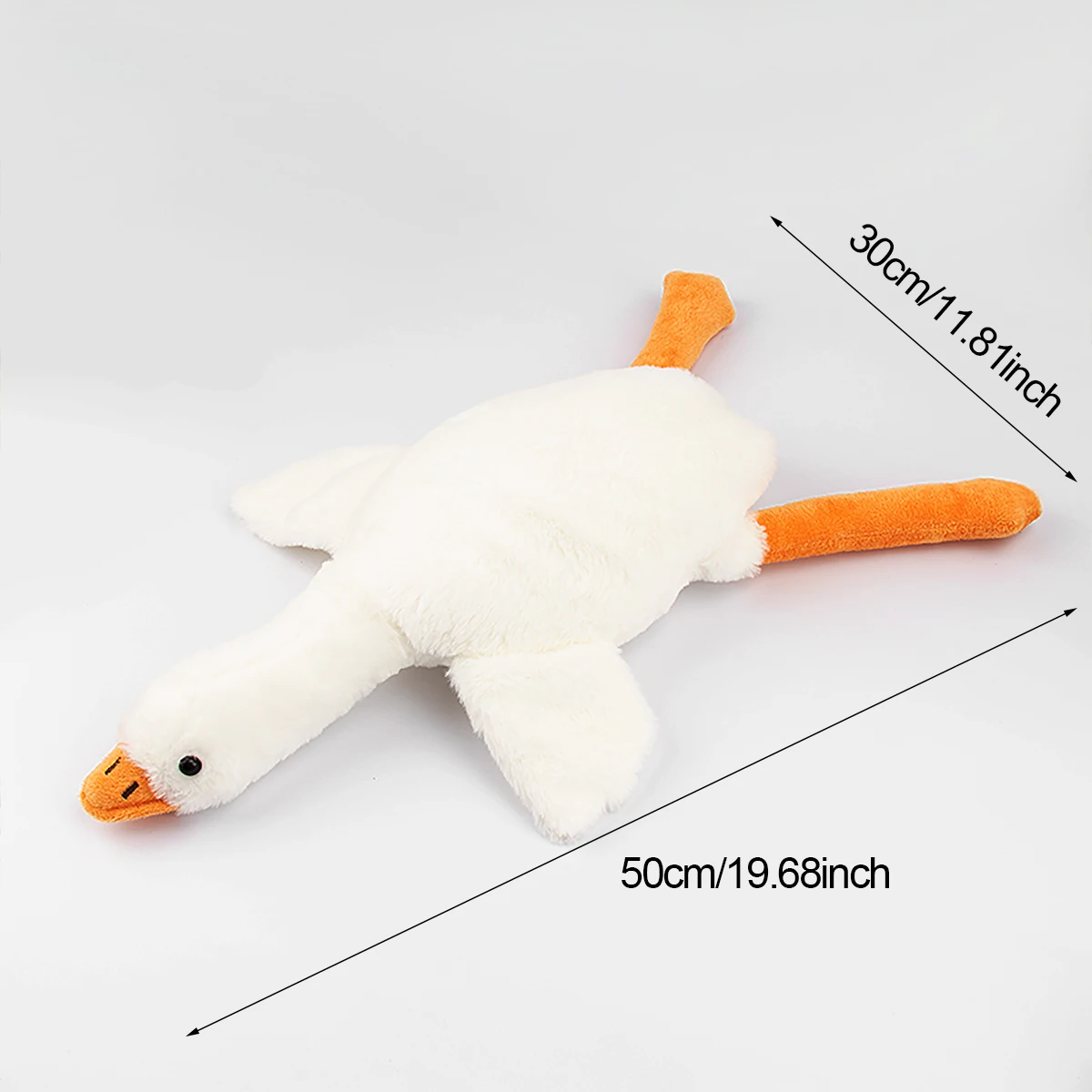 50cm Goose Plush Toy Soft Stuffed Animal Couch Pillow Bed Decor Gift for Kids Girls Women Birthday