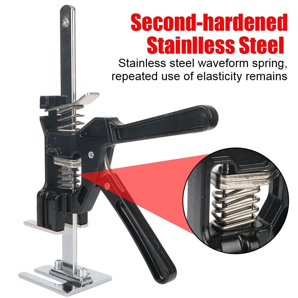 Elevator Tool Door Panel Drywall Lifting Cabinet Board Lifter Hand Lifting Tool Labor-Saving Arm Jack Tile Height Adjuster