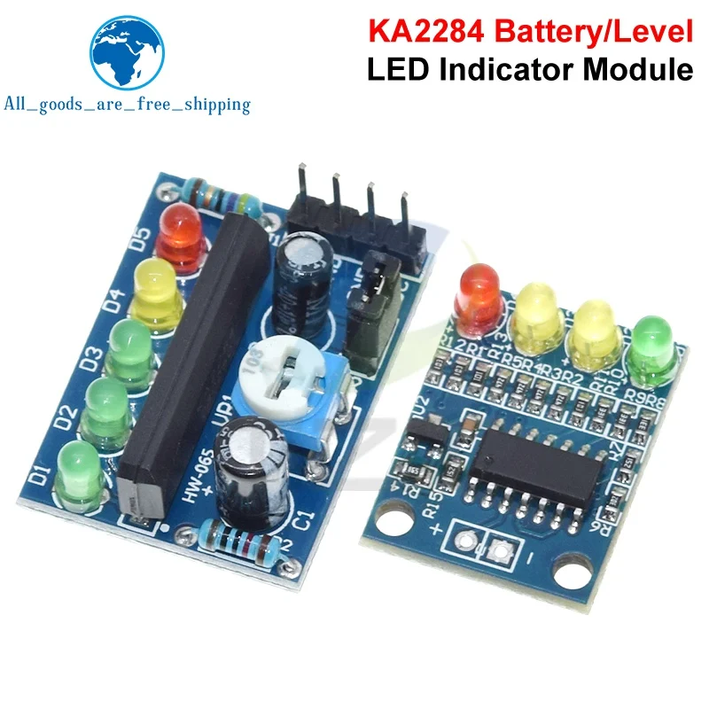 DC 3,5 V-16 V KA2284 Power Audio Spannungspegelanzeige Batteriekapazitätsanzeige Rot Grüne LED für Voltmeter Volumen VU Meter