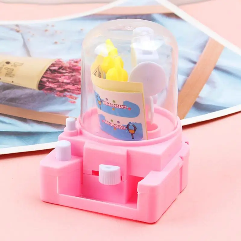 Mini Claw Machine 4 Tiny Stuff Capsule Toy Children's Toy Candy Grabbing Machine Capsule Grabbing Catcher Toy Birthday Gift 3