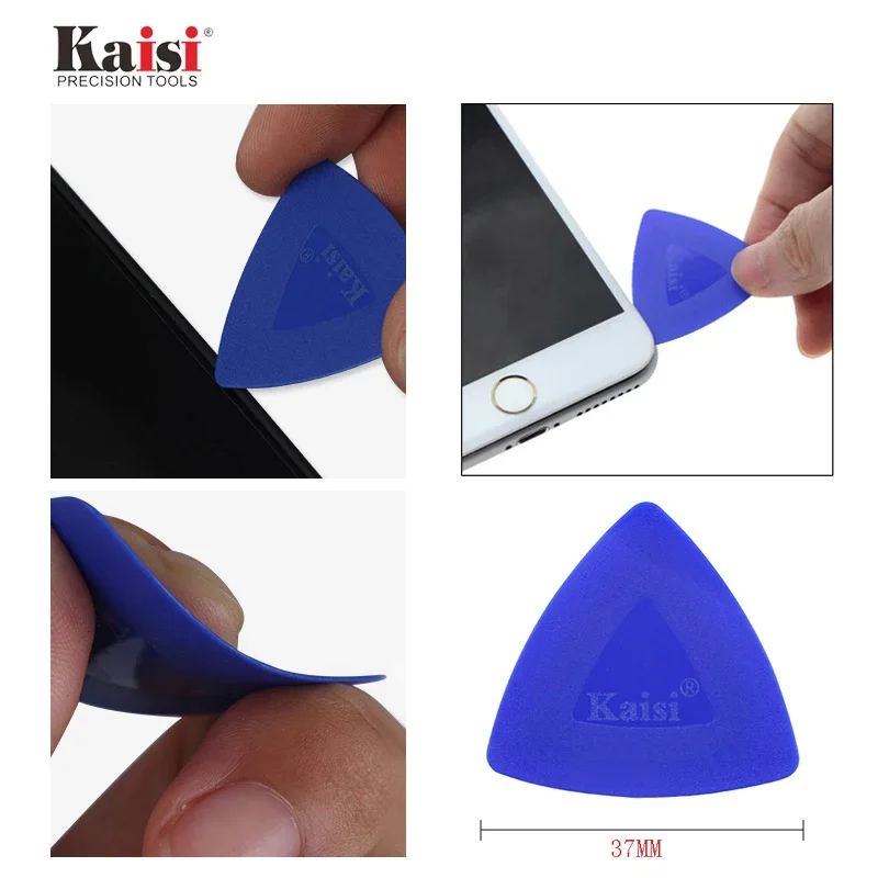 Kaisi 5Pcs 0.75mm Ultra-Thin Hard Plastic Scraper Mobile Phones Pry Opening Kits for IPad Tablets Teardown Repair Hand Tools Set