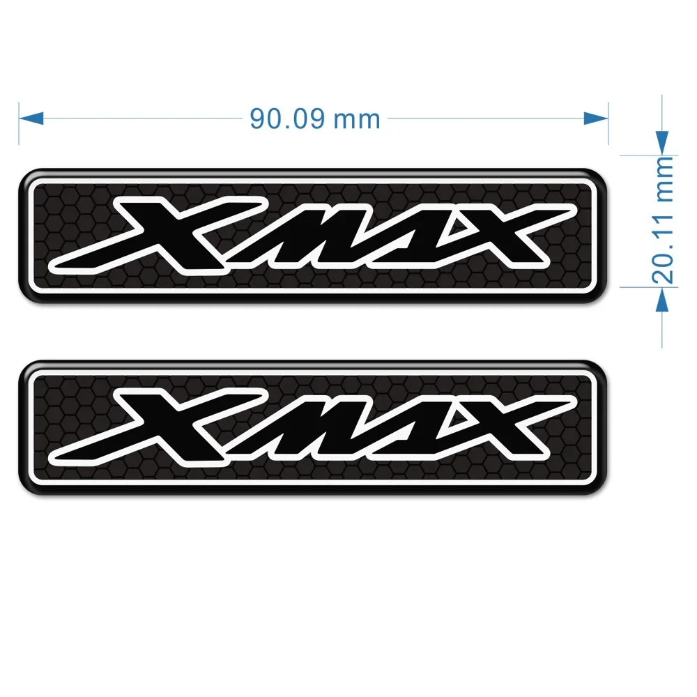 Motorcycle Stickers For Yamaha X-MAX XMAX X MAX 125 250 300 400 3D Mark Decals Emblem Badge Logo decals emblem badge logo for yamaha x max xmax x max 125 250 300 400 3d mark motorcycle stickers