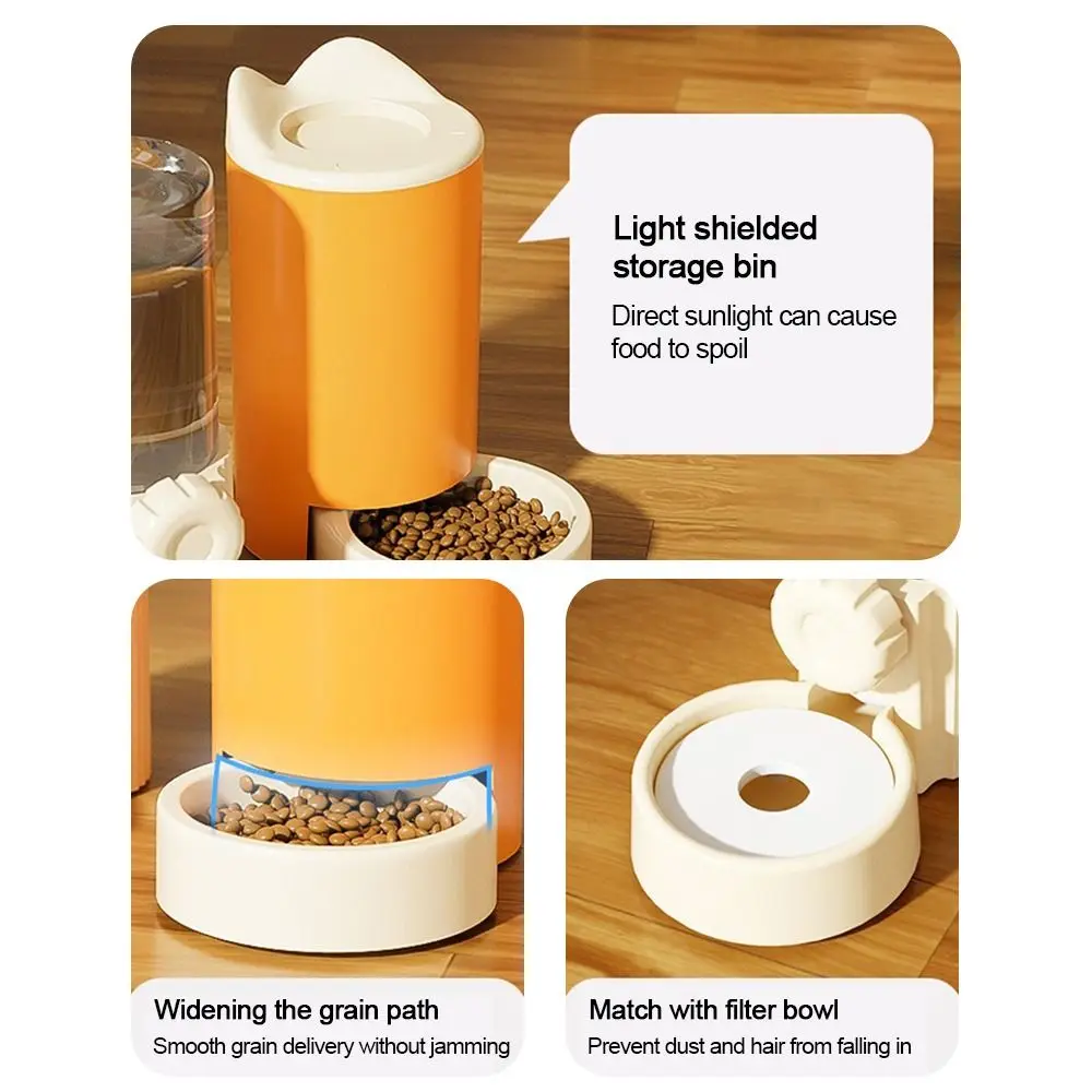 Detachable Cat Water Dispenser  Auto Feeder - Large Capacity Pet Feeding Tool