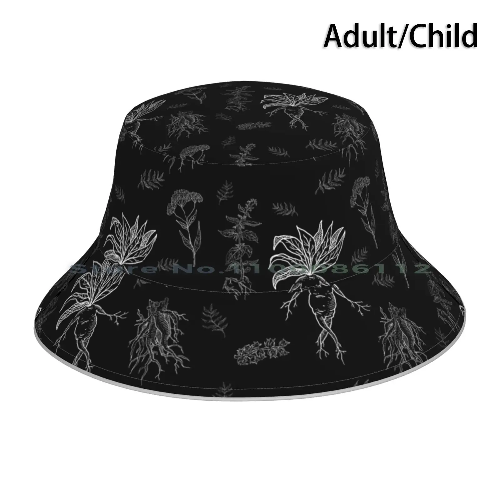 Herbolology Cappello Da Pescatore Berretto Da Sole Herbology Herbs Mandragk Magic Wprurighy Plants Garden Mandragora Plant Witch Plant Lady Green Witc