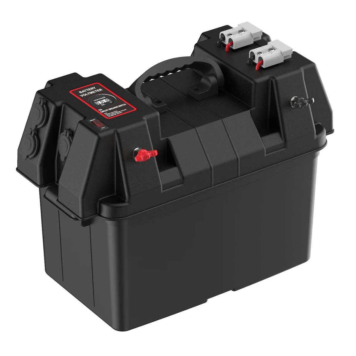 Lithium Battery Box Deep Cycle LiFePO4 Battery Storage Smart Portable Multi Functional Plastic