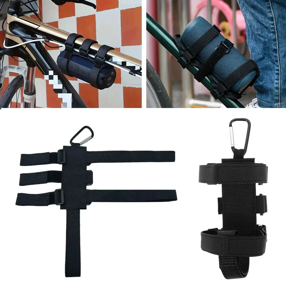 Multi-Function Bike Accessories Bicycle water bottle strap Speaker Strap Water Bottle Holder with Self-Adjusting Hook and Loop