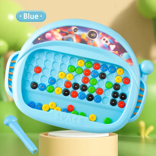 Magnetic Doodle Board for Kids Drawing Toys Puzzle Pen Control Focus Training Creative Thinking Game Montessori Education Toys 5