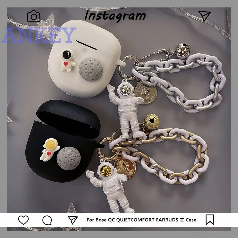 Per Bose Quietcomfort Ultra Earbuds Case Qc Ultra Qc3 Custodia Protettiva Cute Cartoon Cover Bluetooth Auricolare Shell Headphone