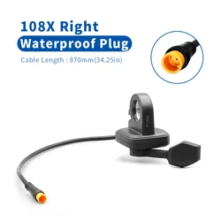 Universal Voltage Ebike Thumb Throttle with 3 Pin Connector (108X WP Right)