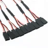 5pcs/lot 150mm 300mm 500mm RC Servo Y Extension Cord Cable Lead Wire for JR Futaba Rc Battery Drone Car Boat Helicopter Airplane 4