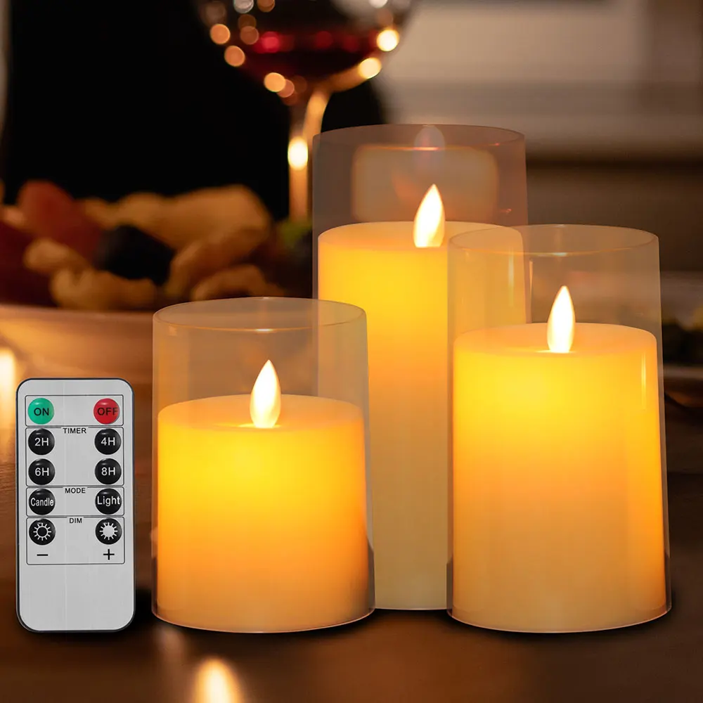 Flameless Flickering Led Candles Light Flickering Led Candle Remote