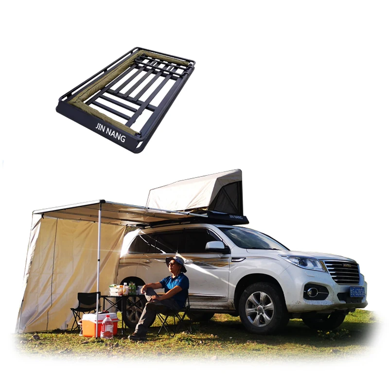 For camping cars softshell Straight Support roof top tent stretch tent 4x4 car roof rack for suvcustom