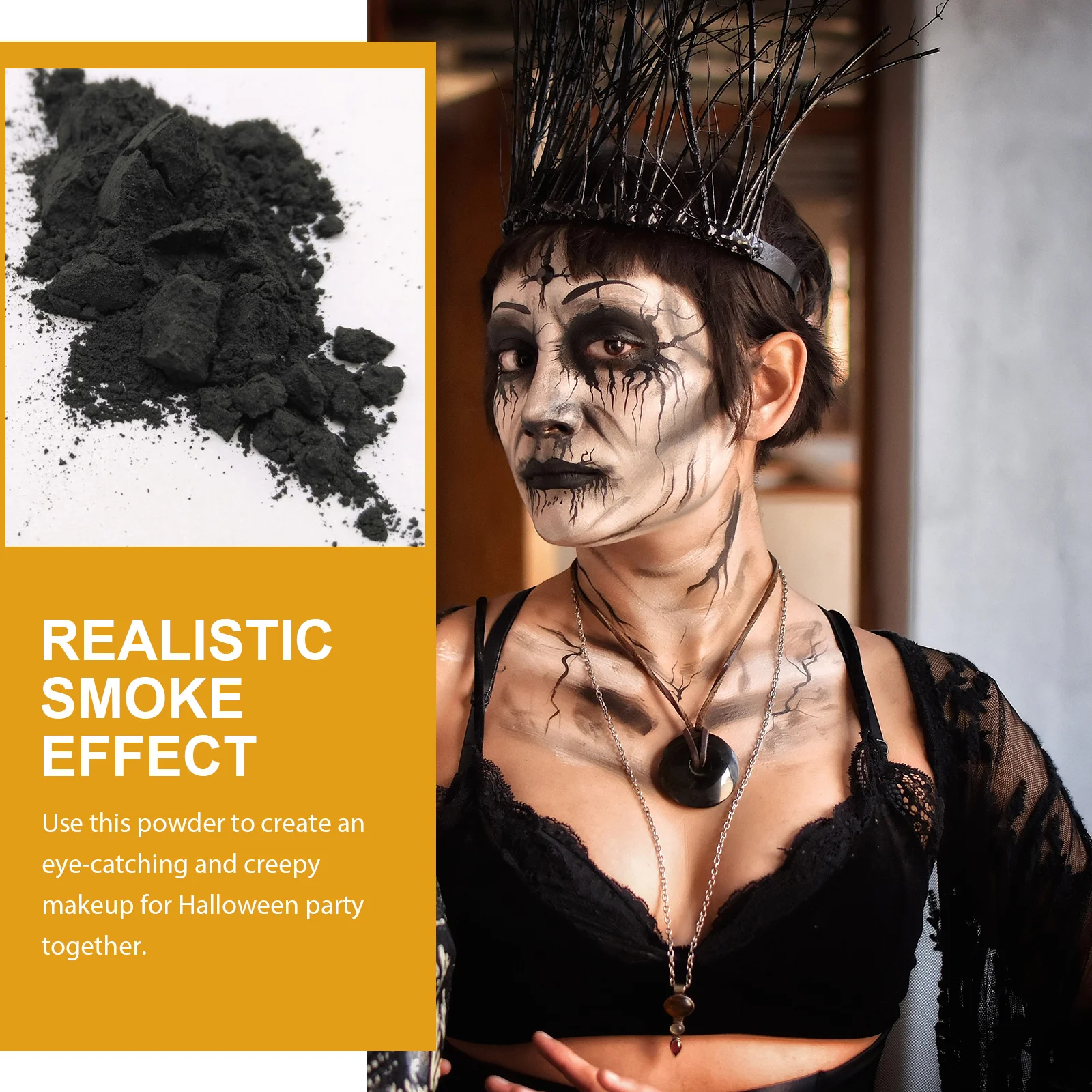 Halloween Makeup Film and Television Soot Powder Eyeshadow Palette Accessory Face Special Effect Pink Stage Performance Campus