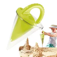 creative Beach Overflow Funnel Kids Sand Castle Building Beach Toys Sand & Water Mixing Spilling Funnel Beach Toys For Children 1