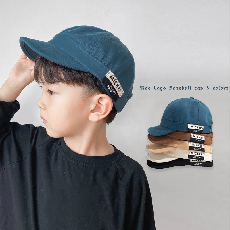 SolidColorBabyBoySnapbackBaseballCapSpringSummerKidsBaseball