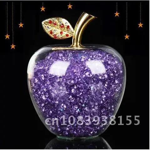 

Incredible Glass iPhone Hollow Love Gifts Filled with Colorful Crystal Rhinestone Figurines Home Decor Accessories