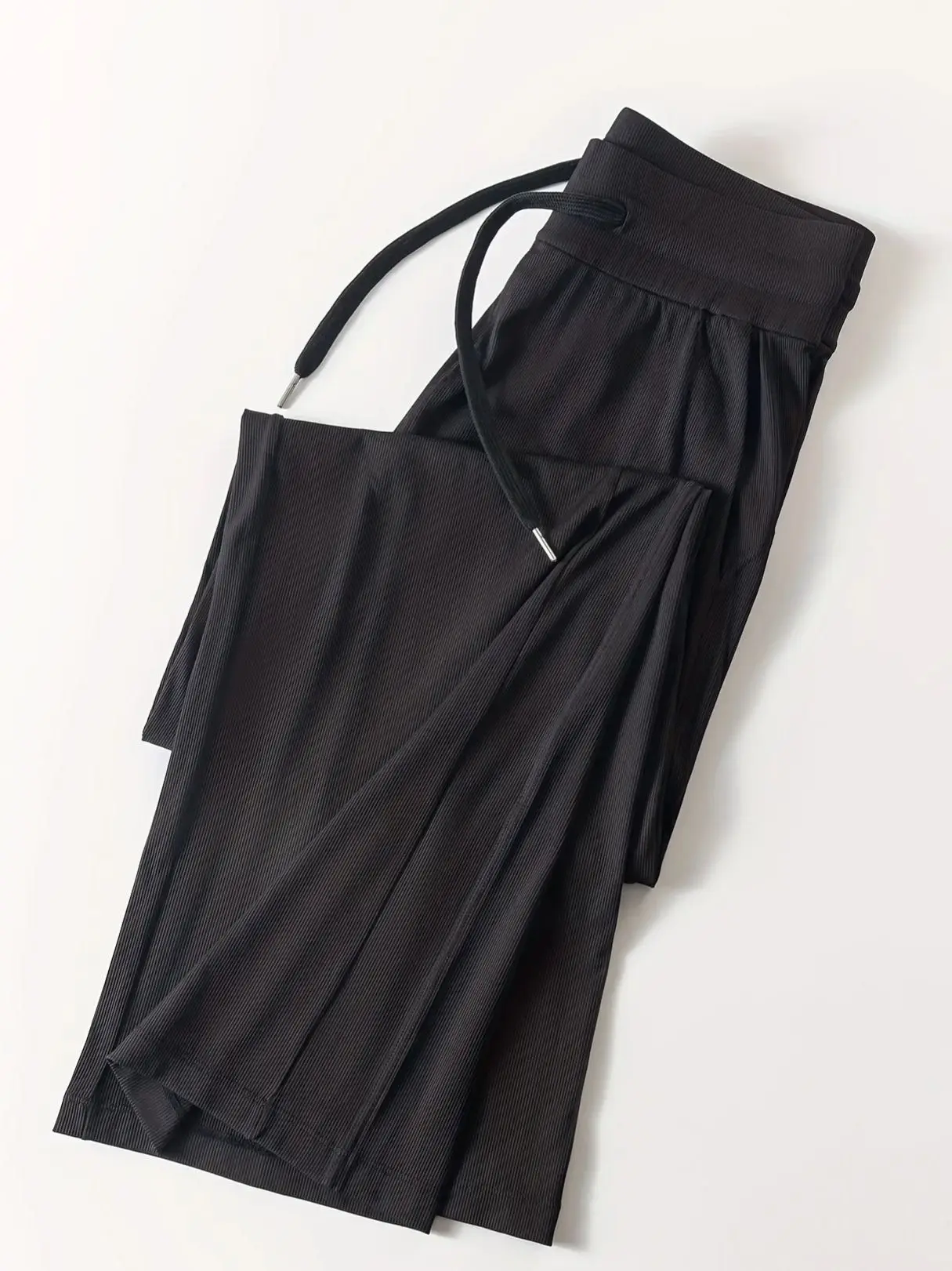 Damen Schnelltrocknende Weite Yoga-Hose 2026 Frühling Sommer Lose Gerade Fitness-Sporthose – Detail 1
