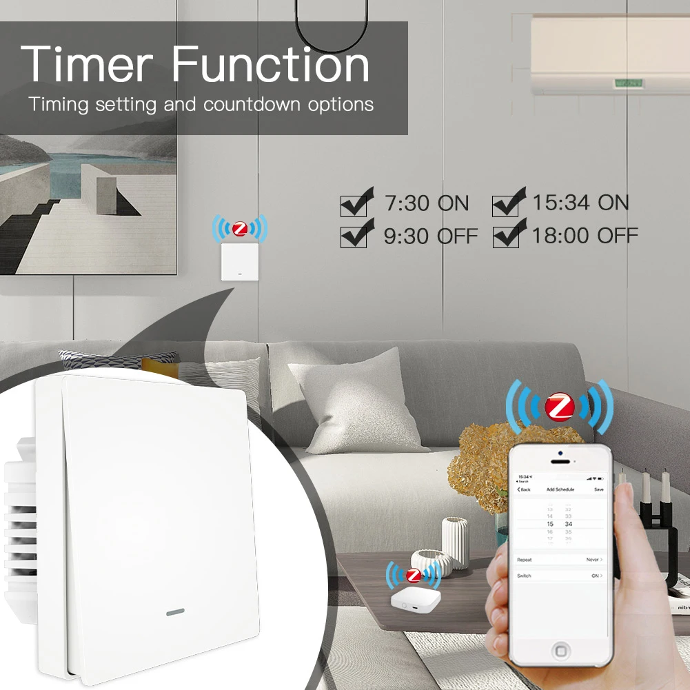 Smart Light Switch No Neutral Required No Capacitor Smart Life Sf27fb8911ea4489cb3466f00ffd23d58m