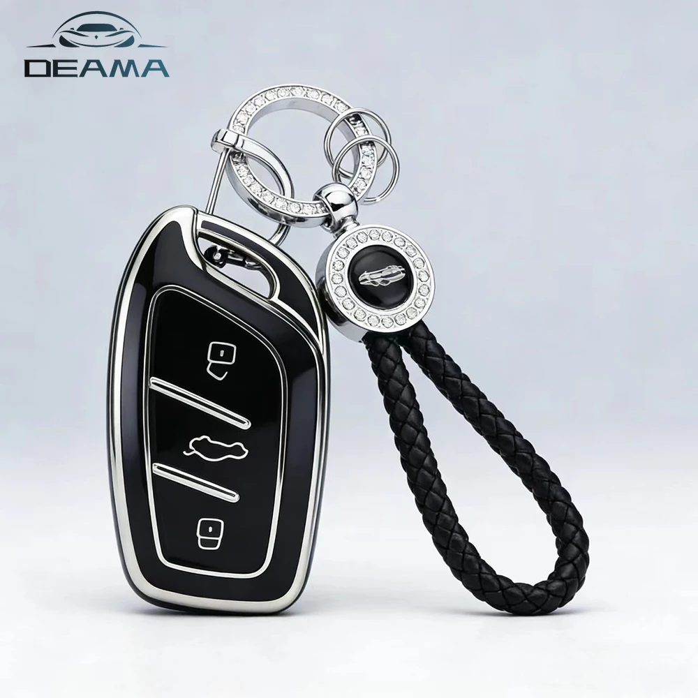 Premium TPU Key Fob Cover Case - 3-Button Protection for Ultimate Style & Durability