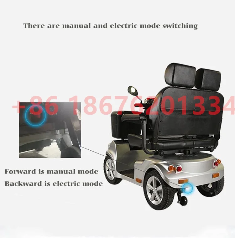 Outdoor 4 Wheels Fashion Elderly Disabled Mobility Scooter Power Electric Scooter wheelchair 5