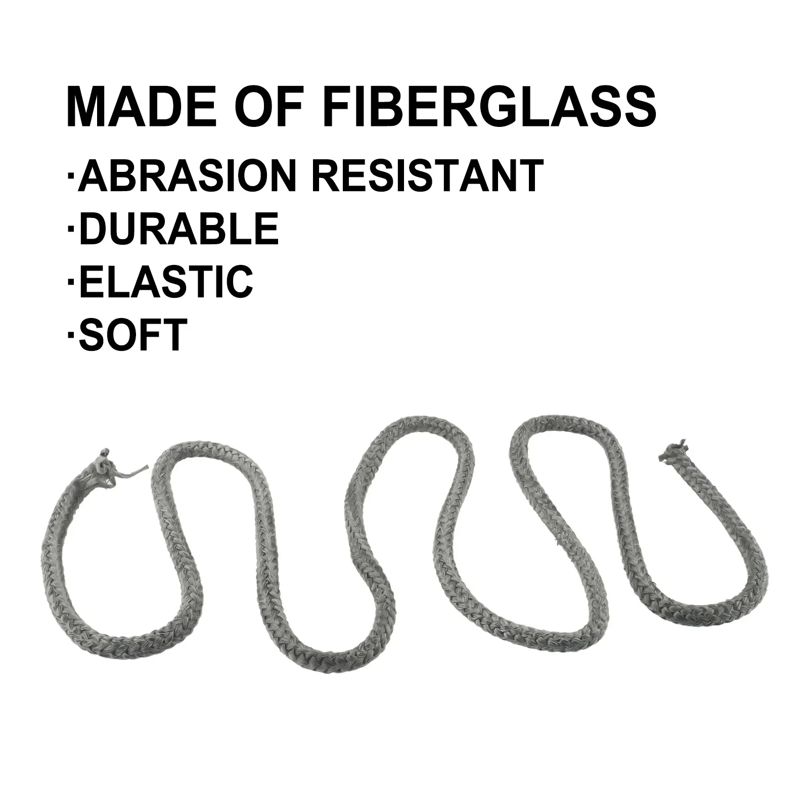 Black Stove/Fire Rope Wood Burning Stove Length Log Burner Door Seal 8mm X 300cm 12mm X 2m For Boiler Stoves Parts 1pcs