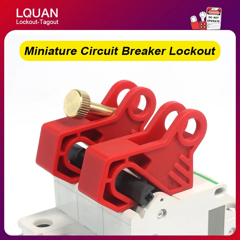 

LQUAN Multi-Functional Circuit Breaker Lockout Universal MCB Safety LOTO Lock