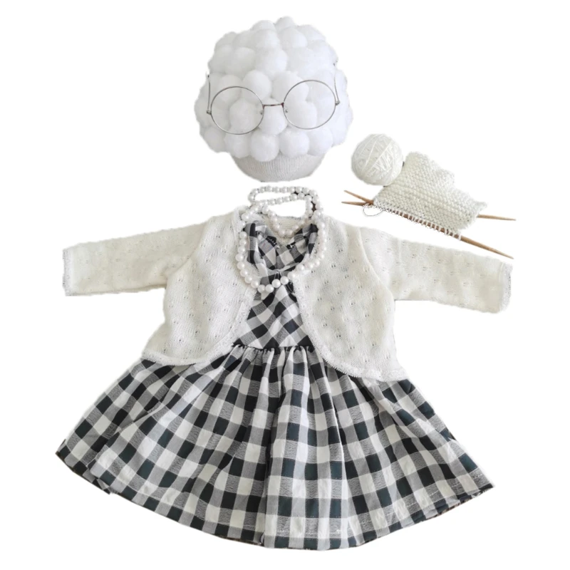 

Newborn Photography Props Knitting for Professional Photos Infant Posing Props