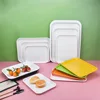 Rectangular Tray Food Serving Tray For tableware smooth/tasteless/resistant to falling Rectangular Serving Tray Kitchenware 1