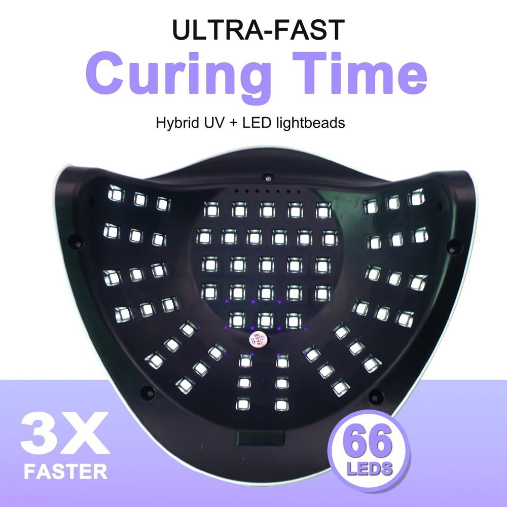 SUN X11 MAX Professional Nail Drying Lamp for Manicure 66 LED Nails Gel Polish Drying Machine with Auto Sensor UV LED Nail Lamp 3