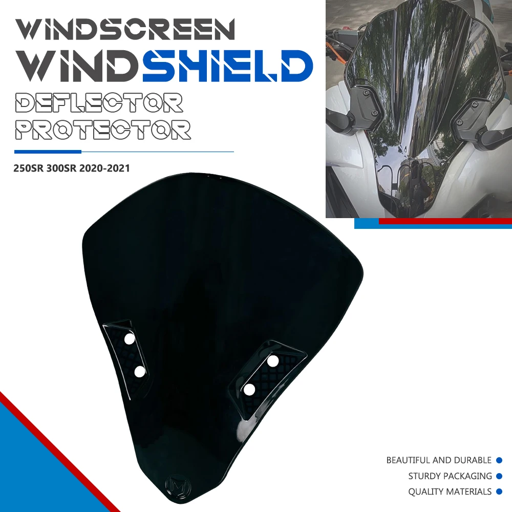 

250 SR 300 SR 20-21 New Accessories Windshield Windscreen Air Wind Deflector FOR CFMOTO 250SR 300SR 2020-2021
