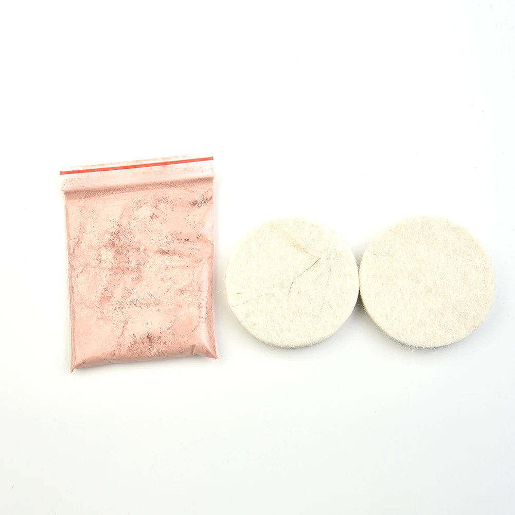 20Pcs/Set Watch Glass Polishing Kit Glass Cleaning Scratch Removal Polishing Pad Wheel 50mm Backing Pad Durable Quality