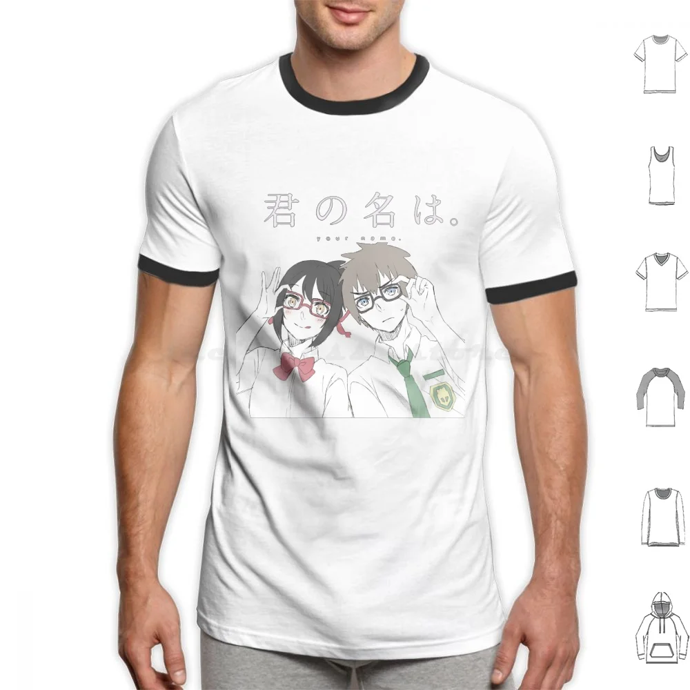Your Name T Shirt Cotton Uomo Donna Stampa Fai Da Te Kimi No Nawa Your Name Mitsuha Kuchikamizake Taki Japan Anime Famous Film Comic