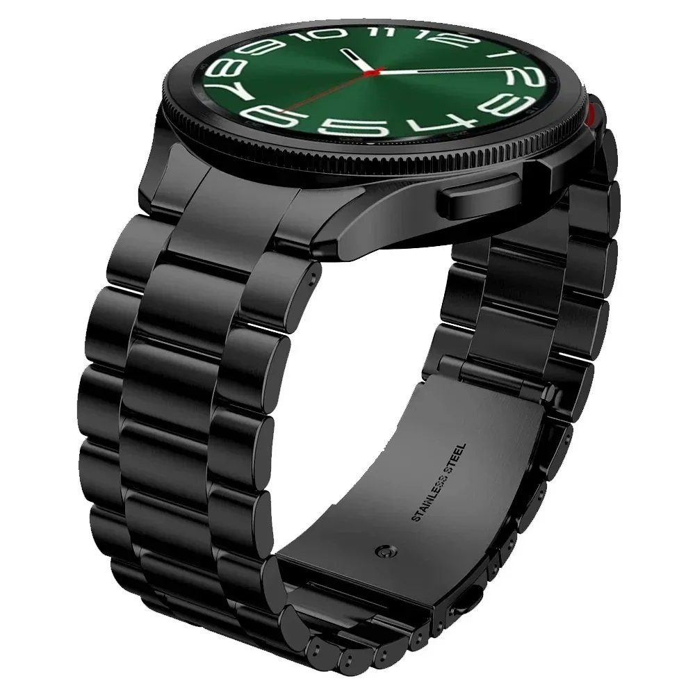 Curved End Stainless Steel No Gaps Metal Watch Band