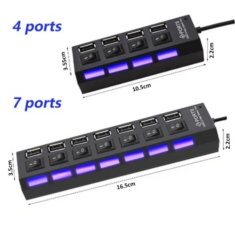 Usb Hub Power Adapter Switch , Usb Hub Splitter Power , Port Multiple Usb - Usb 2.0 Hub - Aliexpress