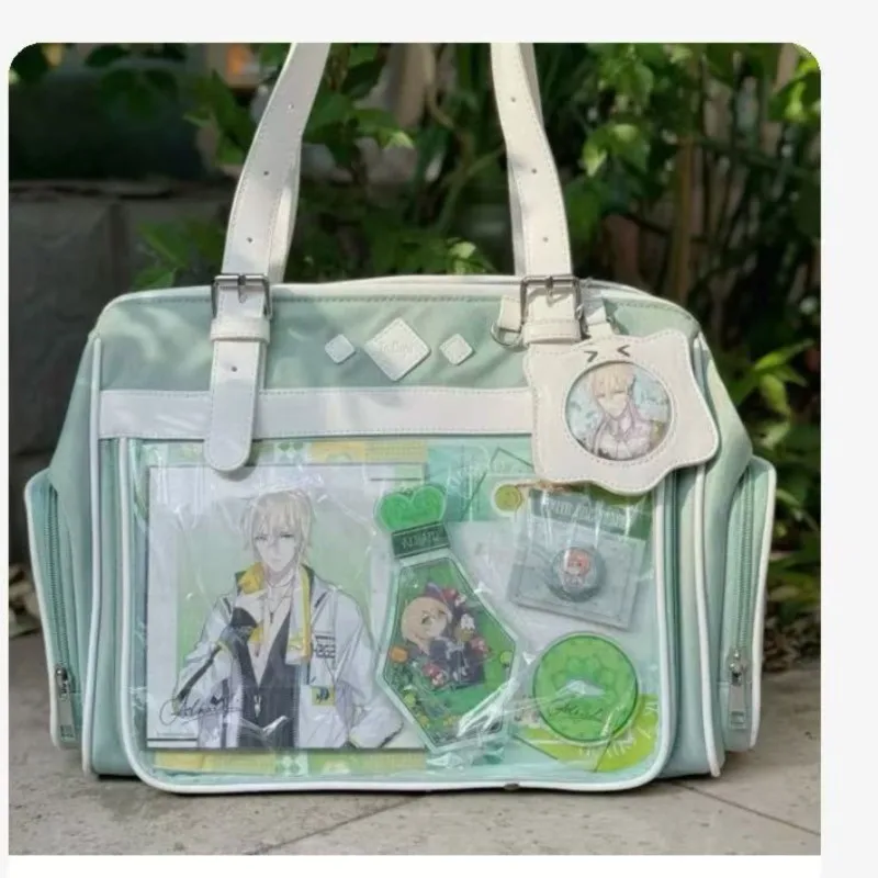 JIAERDI Japanese Beige Ita Bag Handbag Women Harajuku Aesthetic Transparent Itabag Ladies Large Capacity Shoulder Bags 2024 New