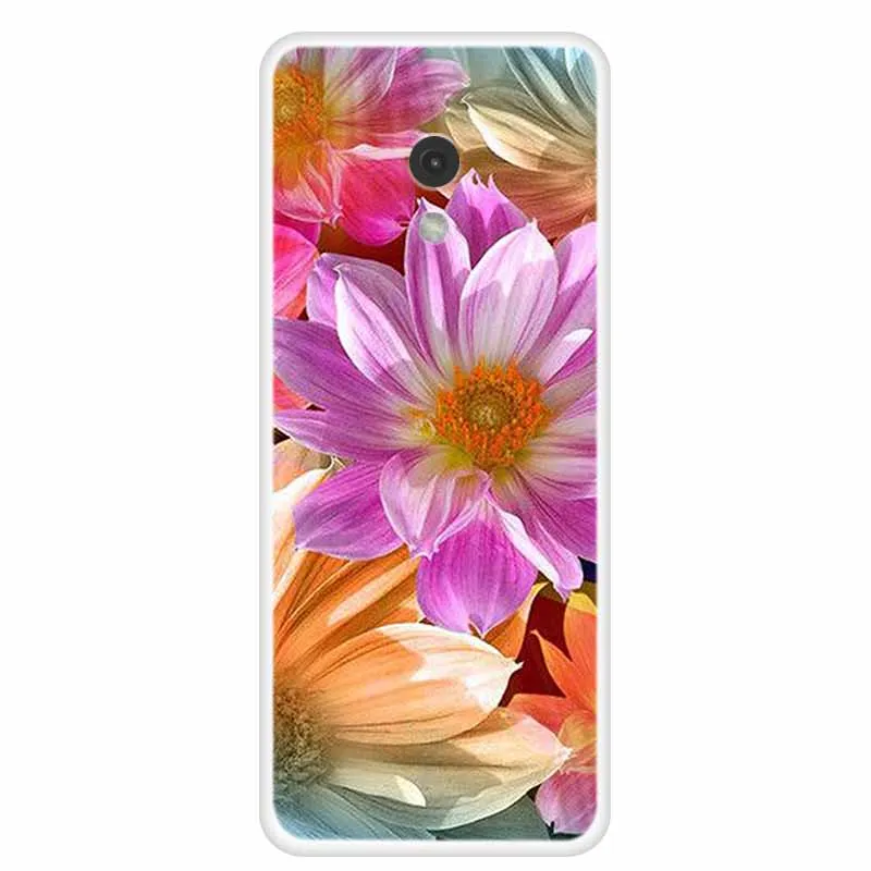 Clear Soft Silicone Floral Phone Case, Transparent Back Cover