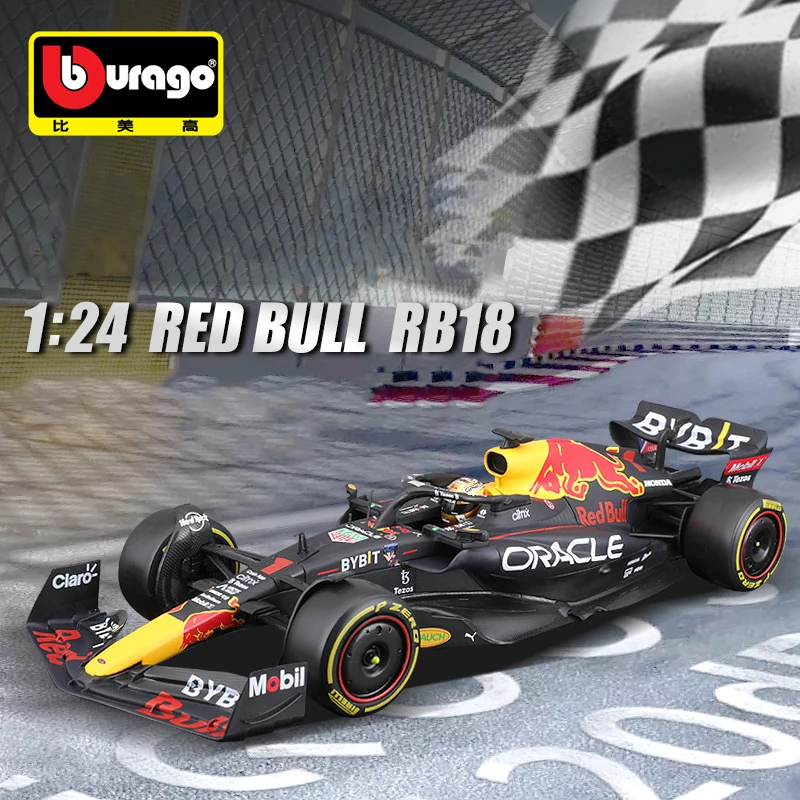 Maisto 1: 24 Red Bull RB18 F1 Car Model 2022 Alloy Simulation Car Model Verstappen Pendant Realistic Texture Cool Festival Gifts