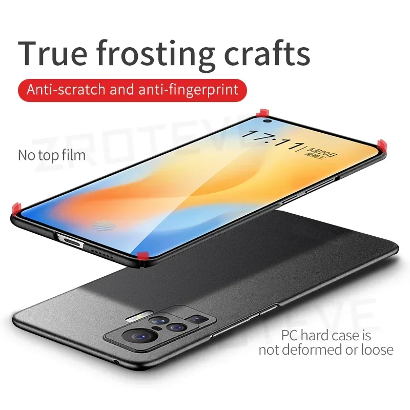 Sleek Frosted Hard PC Phone Case - Slim and Durable Protective Cover