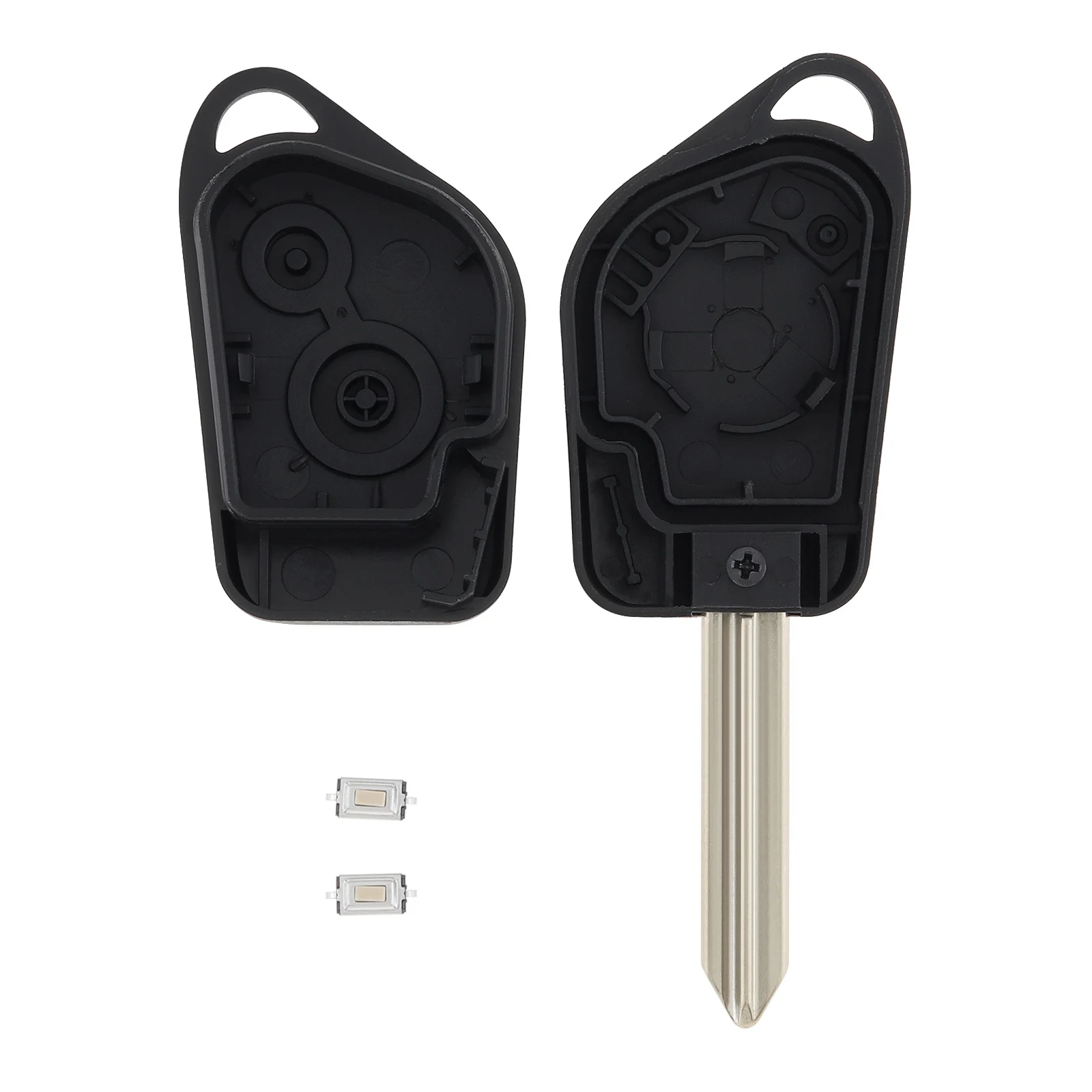 2 Buttons Uncut Blade Car Remote Key Shell Case with 2 Micro Switches for Citroen Picasso / Saxo / Berlino Xsara
