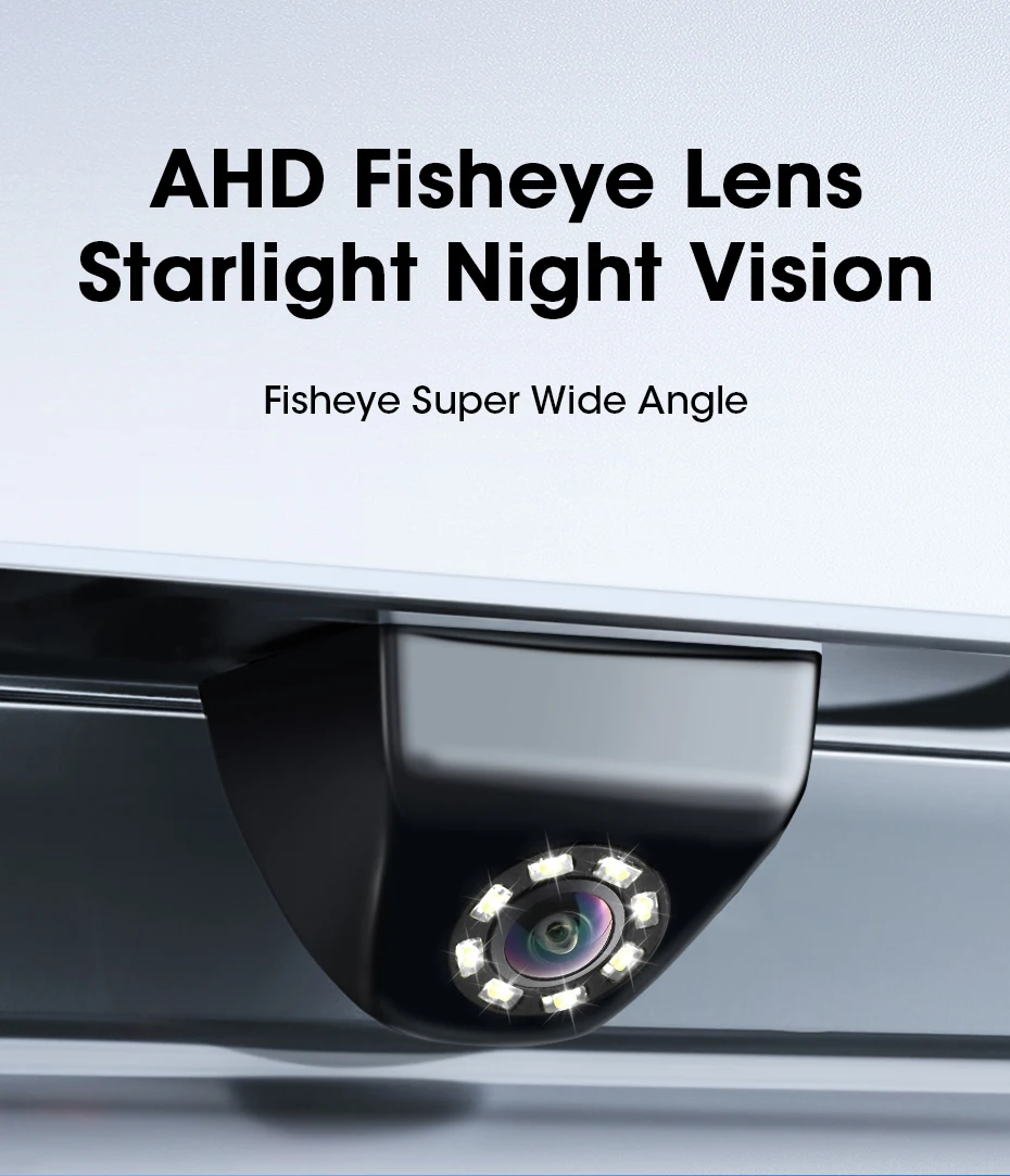 AHD Night Vision Reversing Auto Parking 170 Degree Car Rear View Camera Waterpro