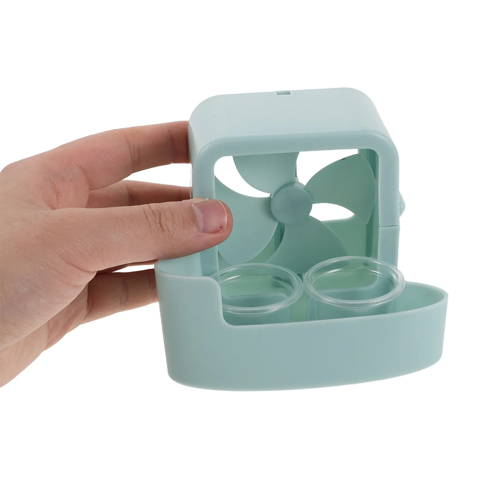 2 Set di Supporti per Ventilatori Refrigeranti con Funzione di Umidificazione e Raffreddamento per Scrivania, Camera da Letto e Dormitorio - Image 3