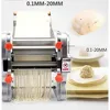 Hengwei 750W 110V Stainless Steel Commercial Electric Noodle Making Pasta Maker Dough Roller Noodle Cutting Machine 5