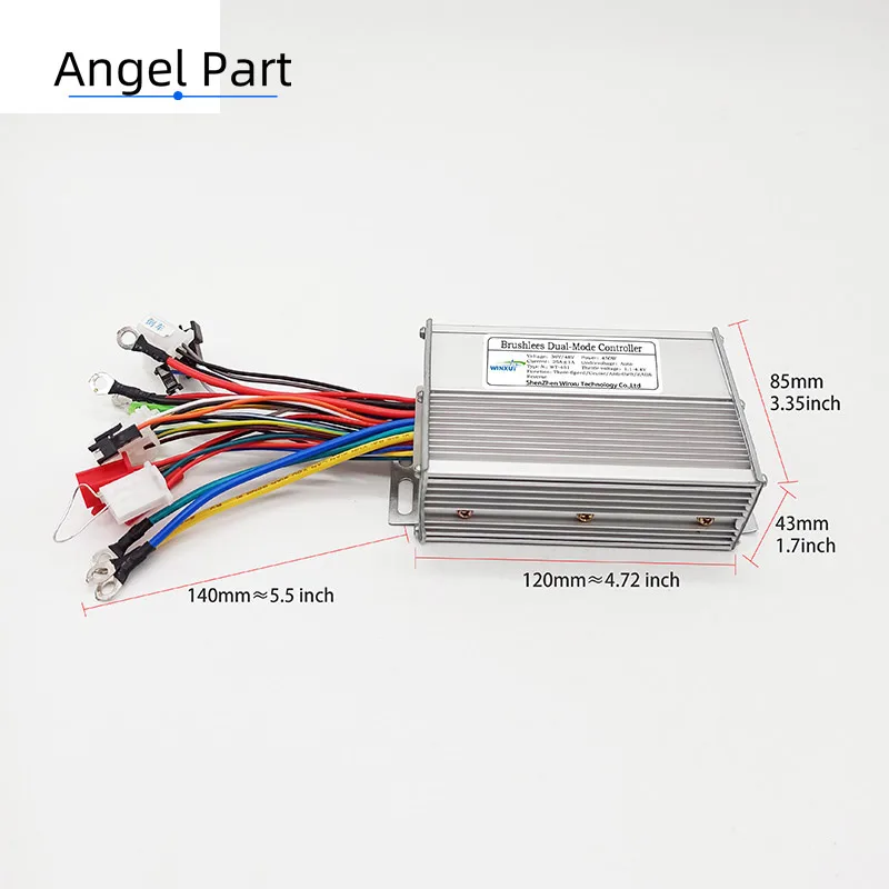 36V 48V 60V 450W 25A Brushless Motor Drive Universal Controller LCD Speed Display Throttle for Electric Bicycle Scooter Repair