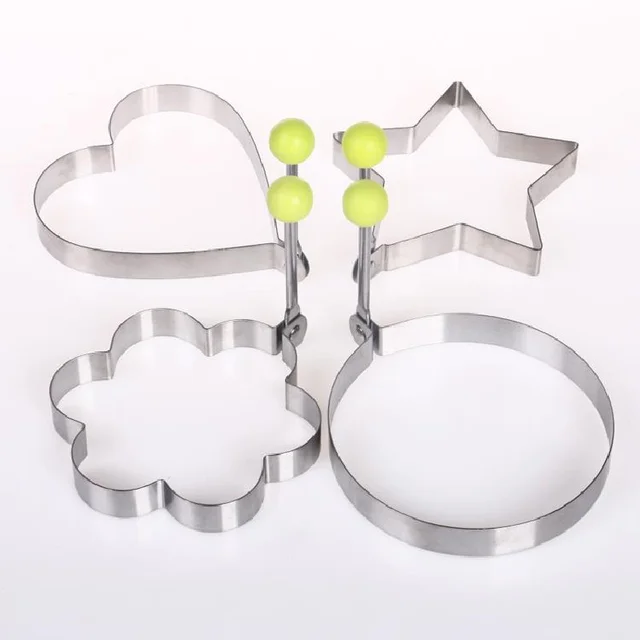 귀여운 계란 요리의 비결: MOONBIFFY 사랑 계란 프라이팬 금형