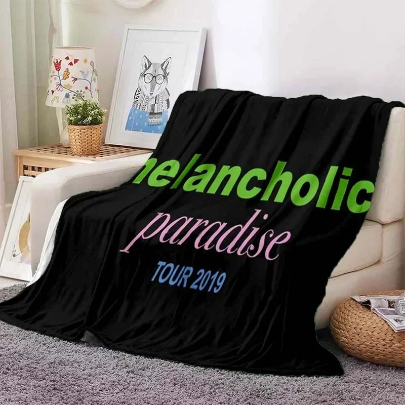 Tokio Hotel band Retro printed blanket warm blanket flannel soft and comfortable blanket home travel bedding birthday gift 6