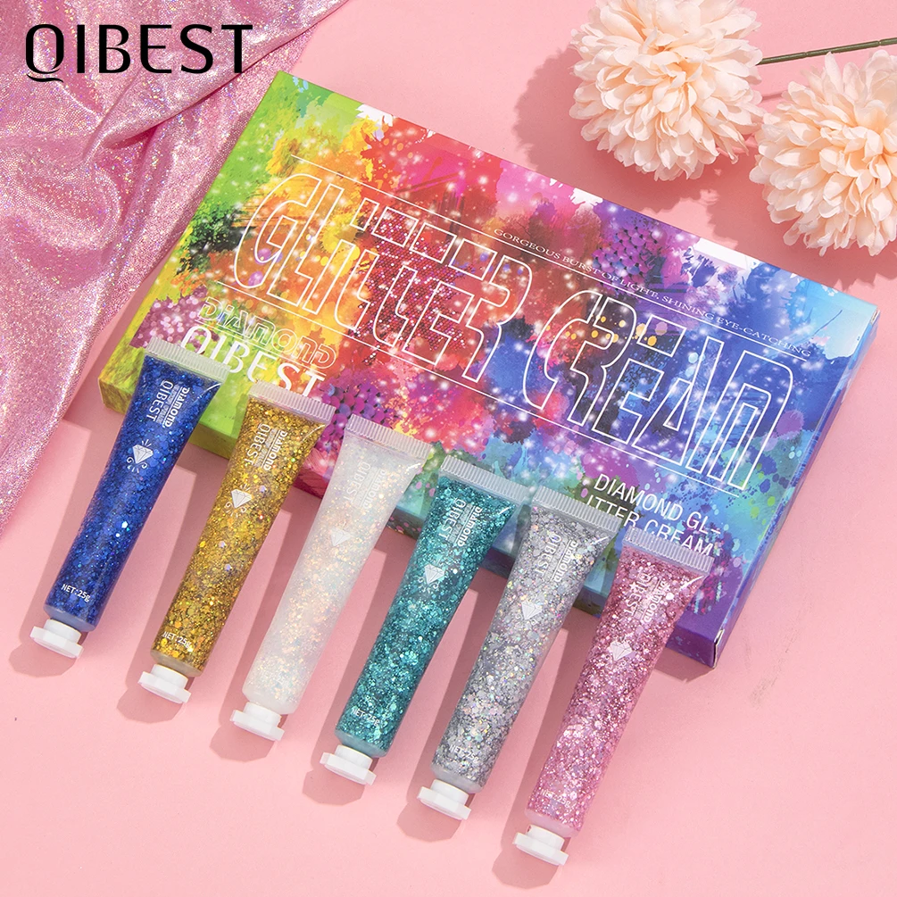 Festival Corpo Glitter Gel Viso Occhi Glitter Ombretto Olografico Cosmetico Laser Polvere Unghie Grosse Capelli Glitter Bar Set Di Trucco