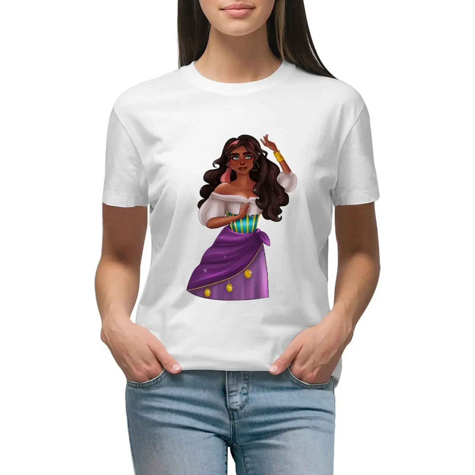 

Esmeralda T-shirt anime clothes cute tops clothes for Women