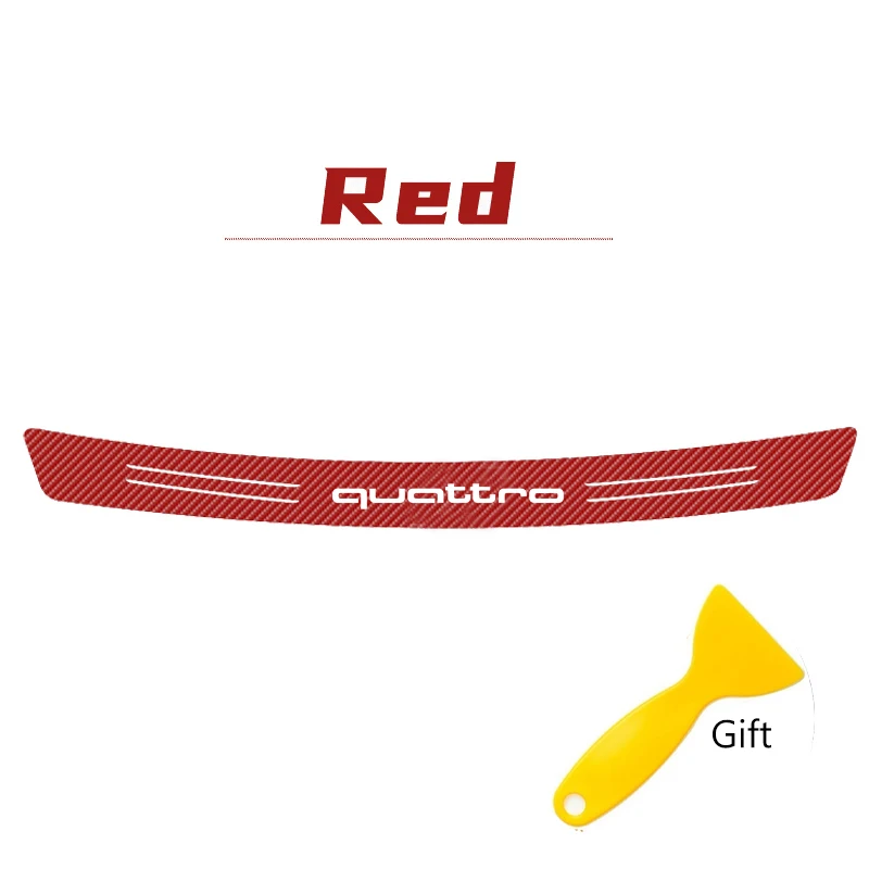 Carbon Fiber Trunk Tail Lip Logo Sticker - Premium Car Styling Accessory