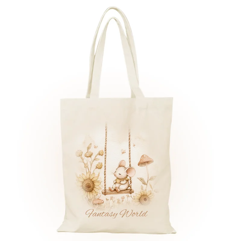 Freizeit Damentasche Niedlich die Einkaufstasche Handtaschen Stofftaschen Eco Shopper Shopping Strand Canvas Handtasche Schulter faltbar Dame Neu – Detail 10